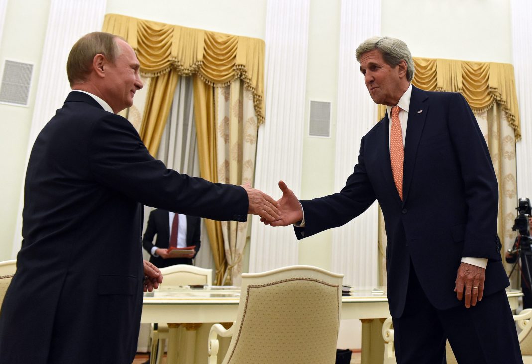 US Secretary of State John Kerry visits Moscow