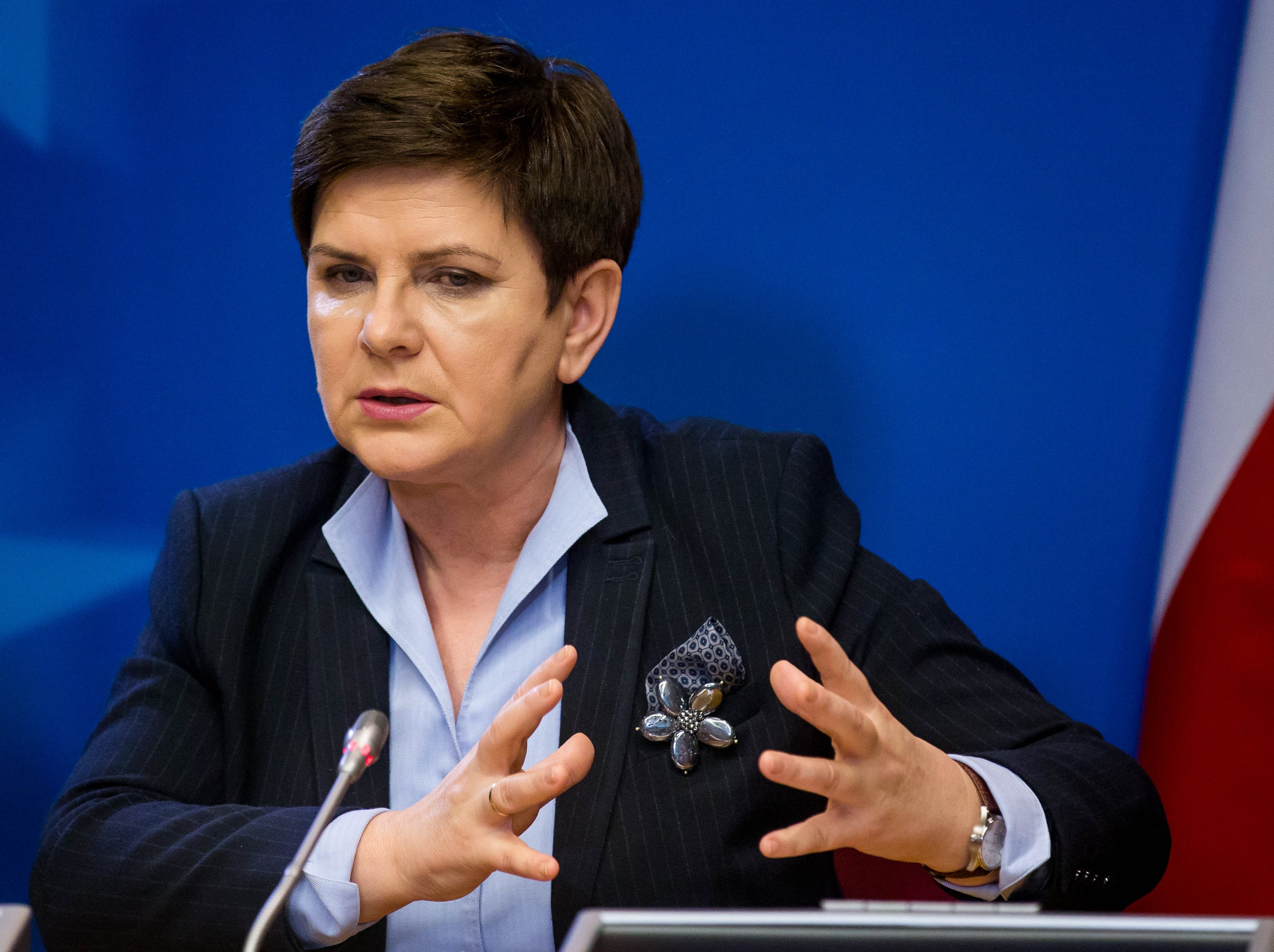 Беата Шидло, Полша, гласуване, Туск, Европа на няколко скорости