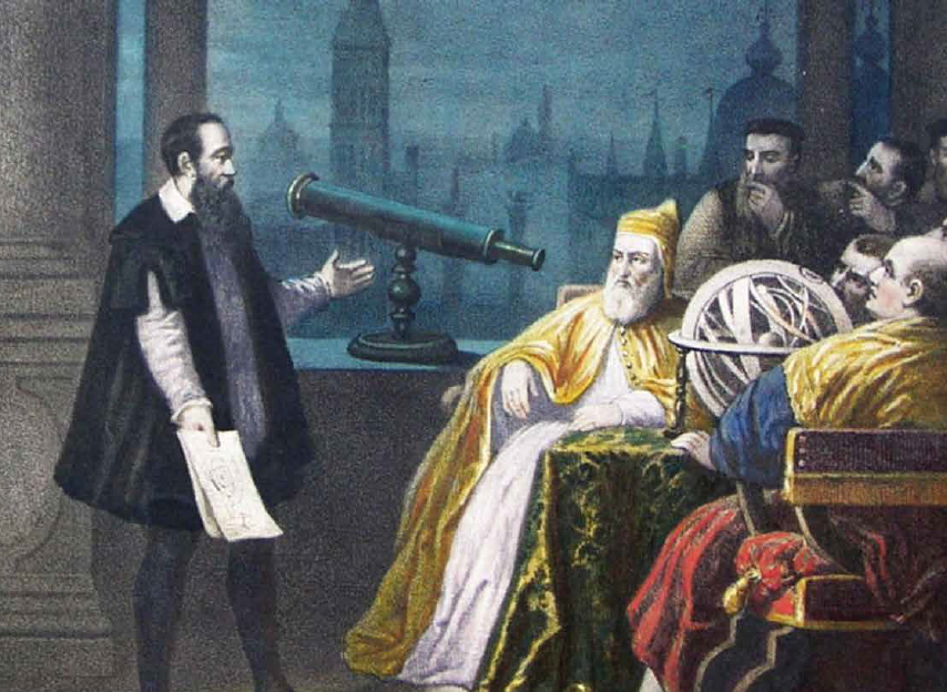 Галилео Галилей, църква, писма антикрицисен PR съдъжание история наука хелиоцетрична теория църква теология инквизиция